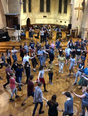 Cambridge and Ely Ceilidh Band - Frog on a Bike -  The Round Ceilidh, Oct 2018 